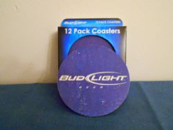 Coasters: Budweiser Beer Pack of 12