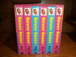 BOX SET of SIX VHS TAPES of CLASSIC Howdy Doody Collection